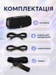 Портативна Bluetooth колонка акустична система 20 Вт з потужним басом LED-підсвіткою 25×10,8×10,7 см чорна (49676165) - зображення 7