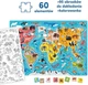 Puzzle Małego odkrywcy 3w1 CzuCzu Zwierzęta świata 60 elementów 94775 (5902983494775) - obraz 2