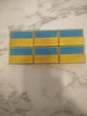 Шеврон Прапор України Жовто-Блакитний з жовтим кантом 6*4 см - изображение 1