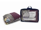 Покривало ARCLOUD 180*210 DOUBLE FACE Plum Wine+Printed 10055-9 ZIGZAG BIG сумка - зображення 1