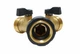 Кран-разветлитель 3/4"В на два выхода 3/4"Н х 3/4"Н латунный Ango QC-19 - изображение 5