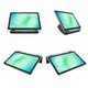 Чохол книжка Crystal Smart Y Case для Samsung Galaxy Tab A11+ Plus 11" / Tab A9+ Plus 11" (SM-X236, SM-X230, SM-X216, SM-X210) - зображення 8