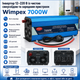 Инвертор для дома Wimpex 12В 220В 7000Вт, преобразователь напряжения с чистой синусоидой для котла, холодильника и насоса - изображение 1