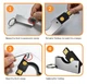 Чехол для YubiKey 5/5C NFC и Security Key с брелоком, алюминиевый, серебряный - изображение 5