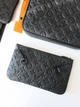 Сумка чоловіча месенджер Louis Vuitton Trio Messenger чорна (155) - изображение 7