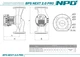 Циркуляційний насос NPO BPS32-10SMF-220 NEXT 2.0 PRO, шнур живлення, приєднувальний комплект - зображення 2