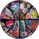 Баскетбольний м'яч Wilson NBA ALL TEAM RETRO різнокольоровий Розмір 7 WZ4028501XB7 - зображення 4
