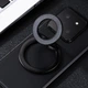 Магнітний тримач-кільце MagSafe з двостороннім магнітом, металевий, 360°, black - изображение 1