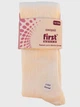 Детские хлопковые колготки First Socks с бесшовным носком Молочные 110-116 / 5-6 лет - изображение 1