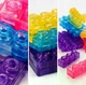 Конструктор Magic Gummy Block на 28 деталей, м'який, кольорові деталі, желейний ефект, з'єднувальні елементи - изображение 7