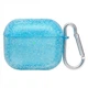 Чехол для Apple AirPods 3 Crystal Sea Blue с карабином - изображение 1