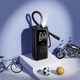 Автомобильный насос HOCO ZP18 портативный аккумуляторный 4000 mAh черный - изображение 9