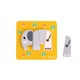 Первые деревянные пазлы 6 в 1 Животные Tooky Toy TL636 - изображение 4