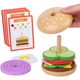 Развивающая игра с карточками Создай свой бургер Tooky Toy TH844 - изображение 1