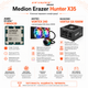 Персональний комп'ютер Medion (Lenovo Group) Erazer Hunter X35 | AMD Ryzen 7 9800x3D (4.7 - 5.2 Ггц) | RAM 8 ГБ | SSD NVME 2 ТБ | Nvidia Geforce RTX 4070 Super, 12 ГБ | підсвітка | Win11 (5443) - изображение 4