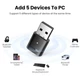 Адаптер USB Bluetooth 5.0 UGREEN CM390 чорний пластик - зображення 4