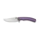 Нож складной туристический Weknife Dracarys, (9.1 см) Böhler M390 / титан 6AL4V фиолетовый/золотой - изображение 3