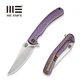 Нож складной туристический Weknife Dracarys, (9.1 см) Böhler M390 / титан 6AL4V фиолетовый/золотой - изображение 10