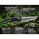 Нож складной туристический SRM 9211-GB2 (9.2 см) 8Cr13MoV / G10 черный - изображение 10