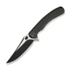 Ніж складаний туристичний Weknife Dracarys, (9.1 см) Böhler M390 / титан 6AL4V чорний - зображення 1