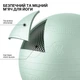 Мяч для фитнеса йоги пилатеса и беременных WCG Balance Pro 65 см Anti-Burst Фитбол для тренировок дома и в спортзале с насосом нагрузка до 500 кг Светло зеленый - изображение 5