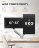 Кріплення для монітора ErGear 13-32 дюйми для 2 моніторів - изображение 2