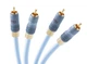 Міжблочний кабель RCA Supra EFF-IX Audio Pair 2 м Ice Blue - изображение 1