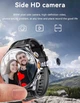 Android Смарт Годинник Телефон 4G LTE SIM карта GPS Wi-Fi H18 8/128Gb Відеодзвінки Месенджери AMOLED дисплей 1.95″ Камера Мікрофон Bluetooth 1880mAh кнопка SOS (Black) - зображення 3