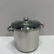 Кастрюля из нержавеющей стали со стеклянной крышкой с двойным дном 8 л d-24 см, h-21 см Empire 7355 - изображение 3