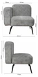 Модульний диван Clarus 247×77×84 см Soft Navy (з пуфом) - изображение 8
