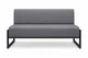 Диван Quadro 160×78×85 см екошкіра Stone Grey (металевий каркас) - зображення 1