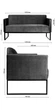 Диван Amigo 120×70×76 см екошкіра Soft White - зображення 4