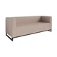 Диван Space 210×76×76 см екошкіра Soft Beige (металевий каркас) - изображение 1