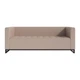 Диван Space 210×76×76 см екошкіра Soft Beige (металевий каркас) - изображение 2