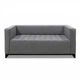 Диван Space Soft Grey 180×76×76 см (металевий каркас) - зображення 2