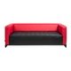 Диван Space 210×76×76 см екошкіра Black & Red (металевий каркас) - изображение 4