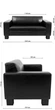 Диван Bruno 160×83×77 см екошкіра Soft Grey - зображення 6