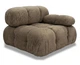 Модульний диван Bradley 90×90×70 см Soft Chocolate (спинка + підлокітник) - изображение 2