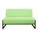 Диван Quadro 160×78×85 см екошкіра Stone Green (металевий каркас) - изображение 1
