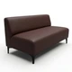 Диван Oliver 140×70×75 см екошкіра Soft Brown - изображение 1