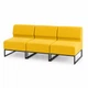 Диван Lounge 231×77×83 см екошкіра Soft Sun (три модулі) - изображение 1