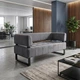 Диван Office Smoke Grey 155×65×75 см - зображення 5