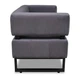 Диван Office Smoke Grey 155×65×75 см - зображення 3
