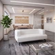 Диван Gianni 152×85×74 см екошкіра Soft White - изображение 4