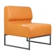 Модульний диван Lounge 77×77×83 см екошкіра Deep Orange - изображение 1