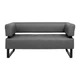 Диван Office 155×65×75 см екошкіра Stone Grey - изображение 2