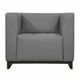 Диван Space 90×76×76 см екошкіра Soft Grey (металевий каркас) - изображение 2
