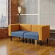 Диван Tetris 194×80×79 см Orange & Blue (два модулі) - изображение 6