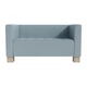 Диван Space 195×76×76 см екошкіра Soft Blue - зображення 2