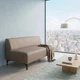 Диван Oliver 140×70×75 см екошкіра Soft Latte - изображение 4